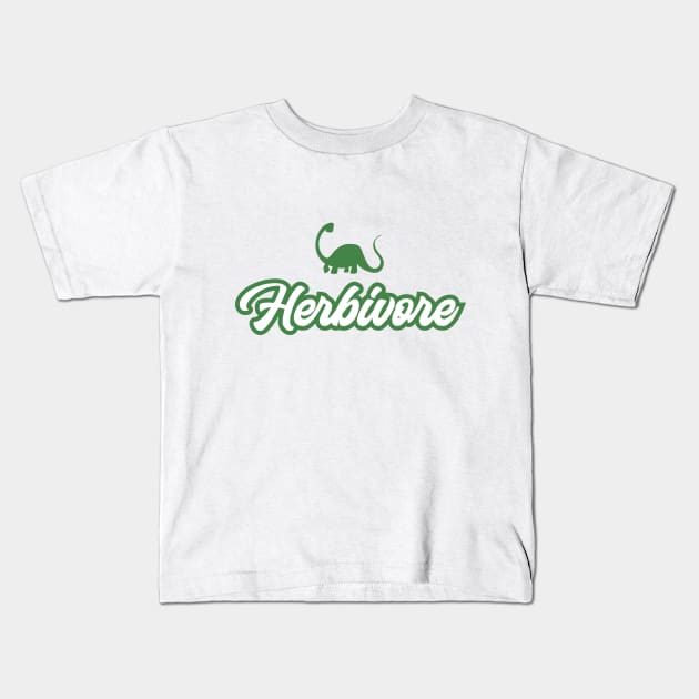 Herbivore - Vegan Kids T-Shirt by LittleMissy